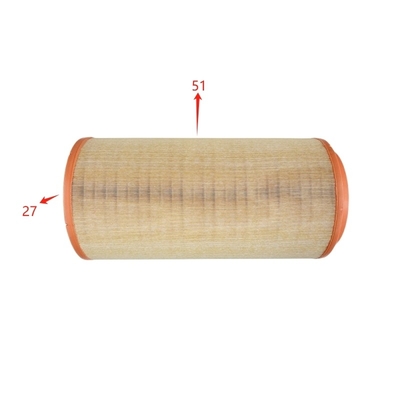 트럭 모델 FAW 공기 필터 조립 K2751 DZ9X259190121